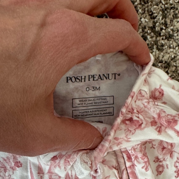 Posh Peanut Footie Ruffled Zippered One Piece in Antoinette - Picture 4 of 6